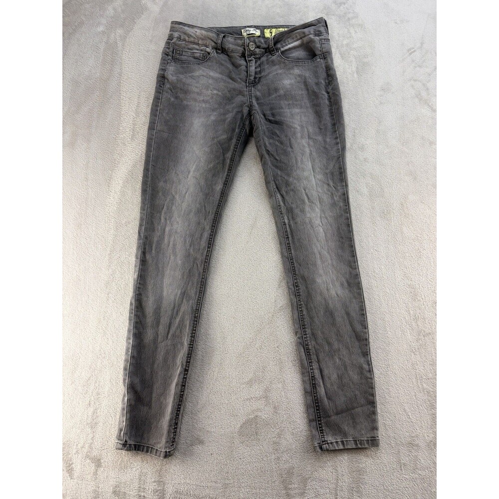 Indigo Rain Jeans Womens Size 6 Gray Mid